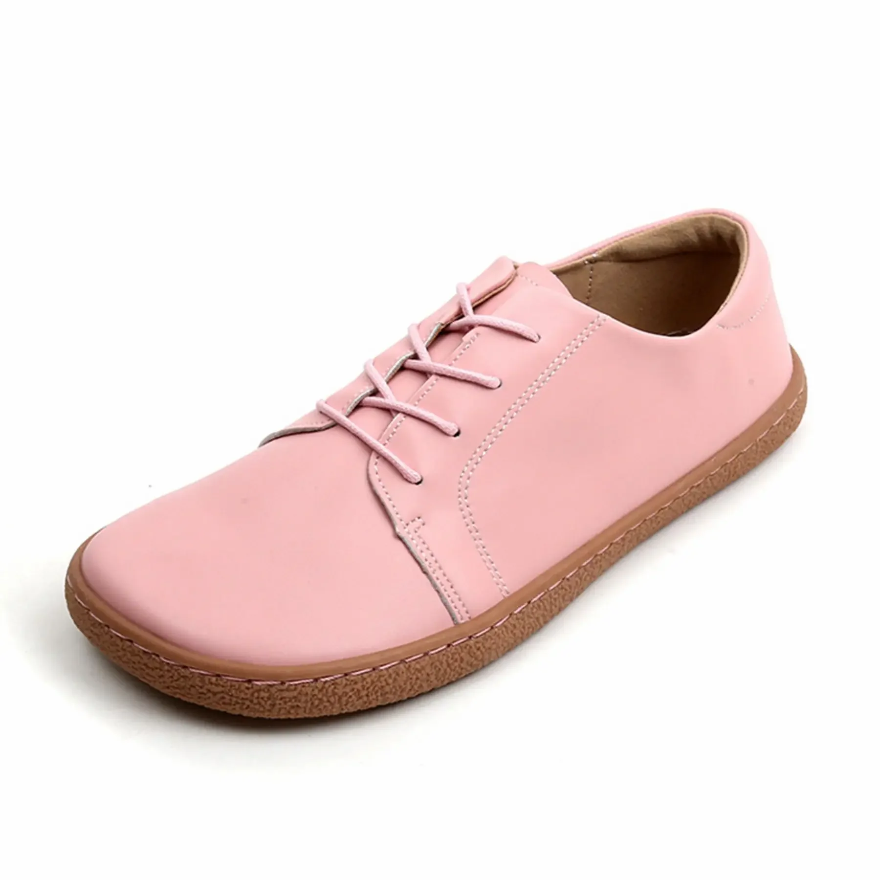 TONGLEPAO-zapatillas de deporte auténticas para mujer, calzado plano, suave, fino, con suela sin caída, punta ancha, otoño