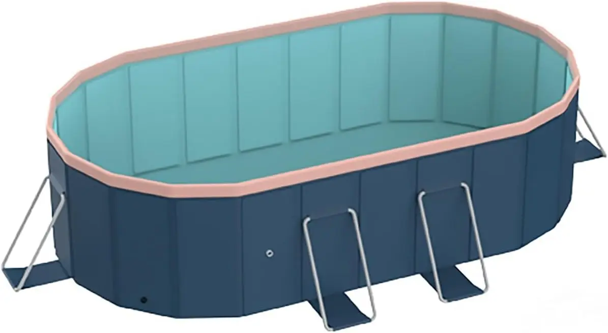 

Collapsible Plastic Dog Swimming Pool Portable Tub For Indoor Outdoor Use