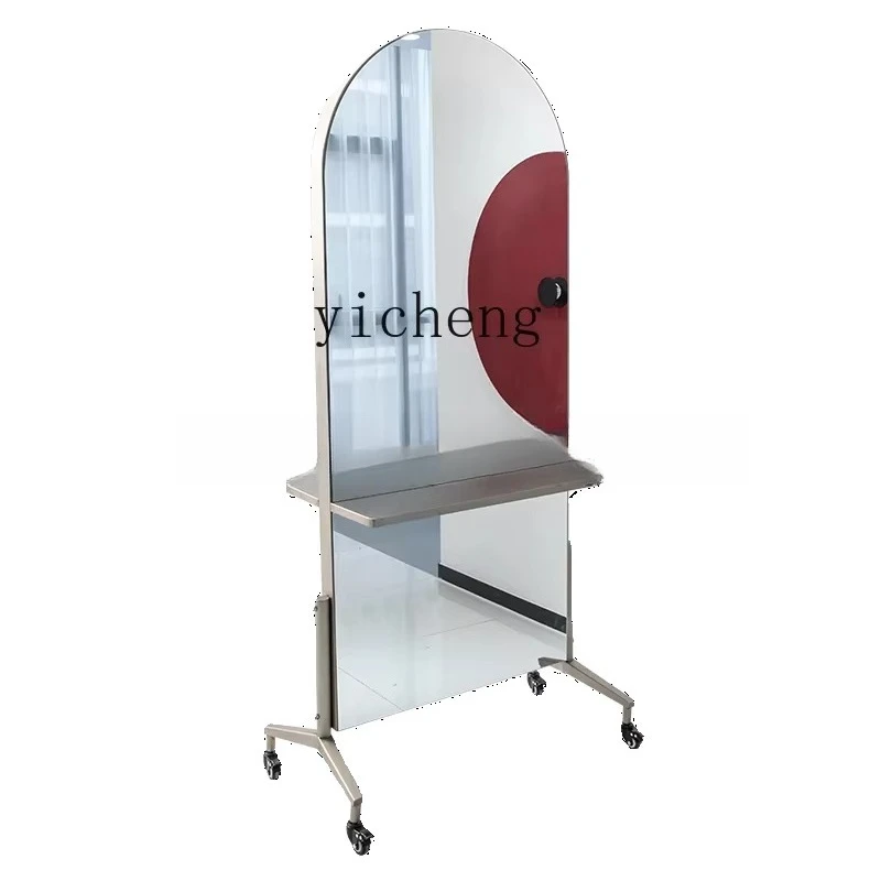 JZ-6  Removable Hair Salon Special Barber Mirror Table Barber Shop Hair Single-sided Wall-mounted Mirror