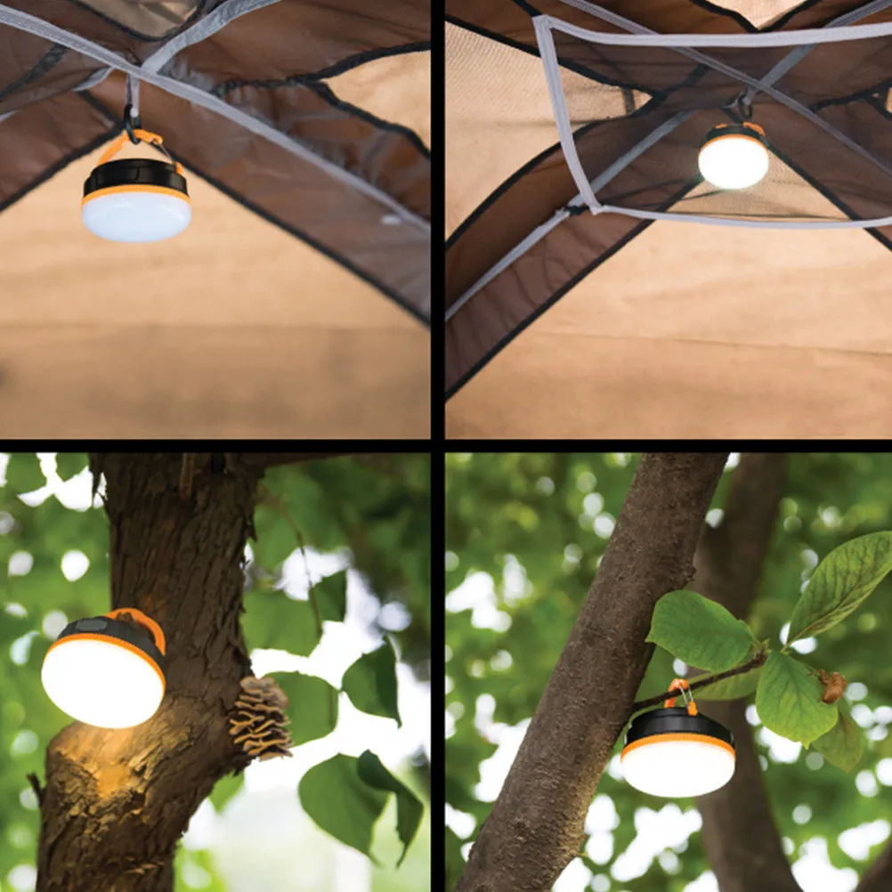

LED Camping Light Portable Tent Lamp Bright Hanging Emergency Battery Operated Outdoor Lantern Lightweight for Hiking Camping