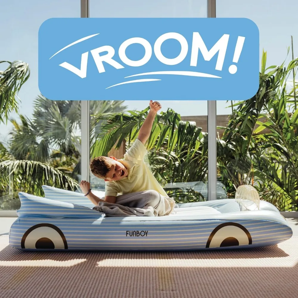 سرير محمول للأطفال مزدوج الحجم قابل للنفخ مع حقيبة حمل للنوم