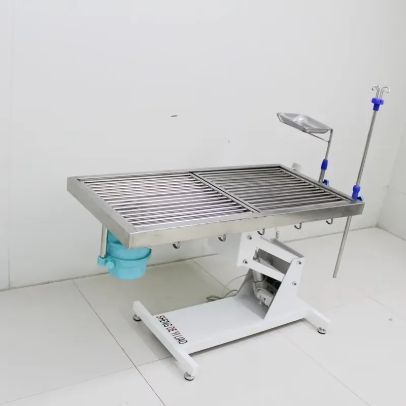 Electric Small Pet Veterinary Surgical Table Stainless Steel Multifunction Animal Examination Operating Table CE Certified