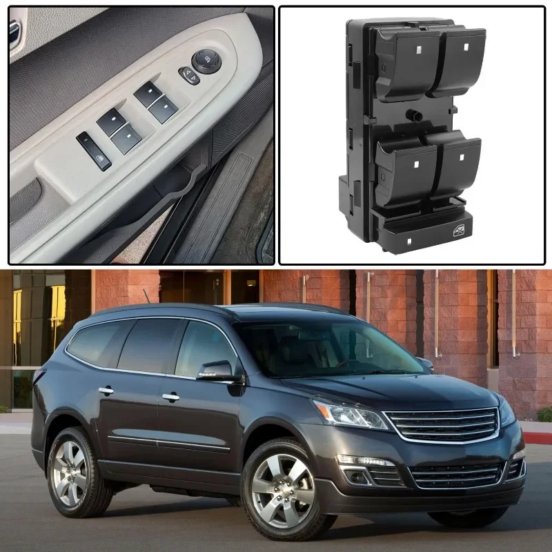 

20945129 For 07-13 Chevry Silverado 1500 Driver Side Power Master Window Switch 2500HD 3500HD Traverse GMC Acadia Sierra Yukon
