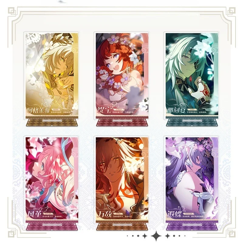 Honkai Star Rail Amphoreus Figure Figurine Phainon Mydei Castorice Acrylic Stand Model Plate Desk Decor Standing Sign Gift