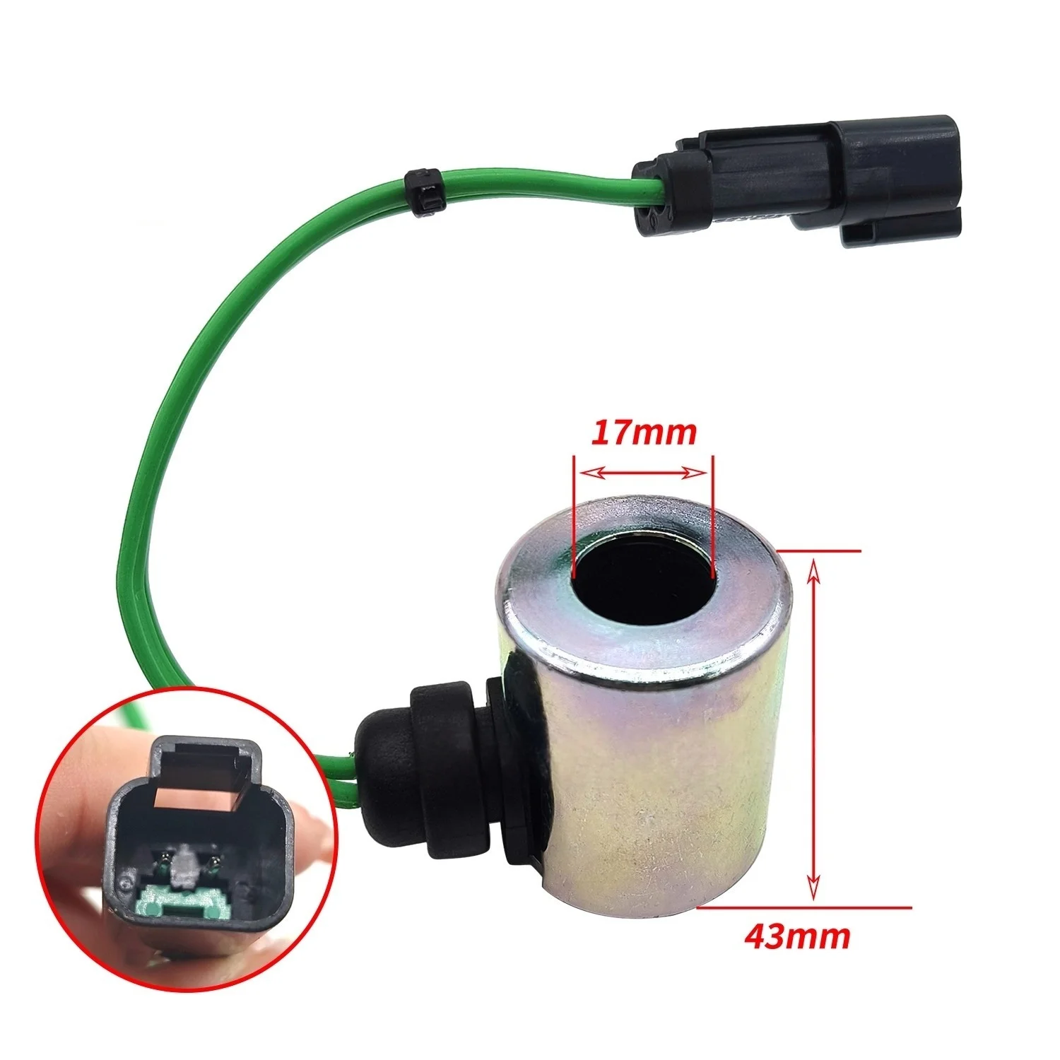 Applicable to the square plug/round plug solenoid valve coils of Caterpillar 140H loaders