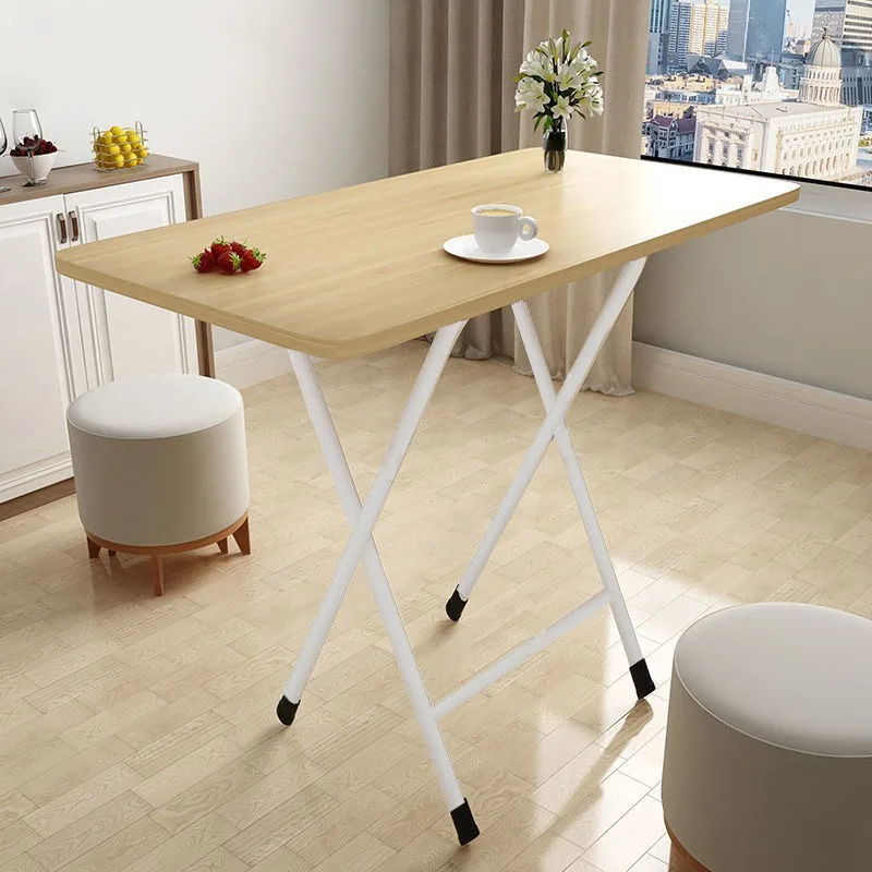 Portable Folding Compact Dining Table Rectangular Stackable Home Outdoor Use Folding Table Camping Desk Table Camp Table