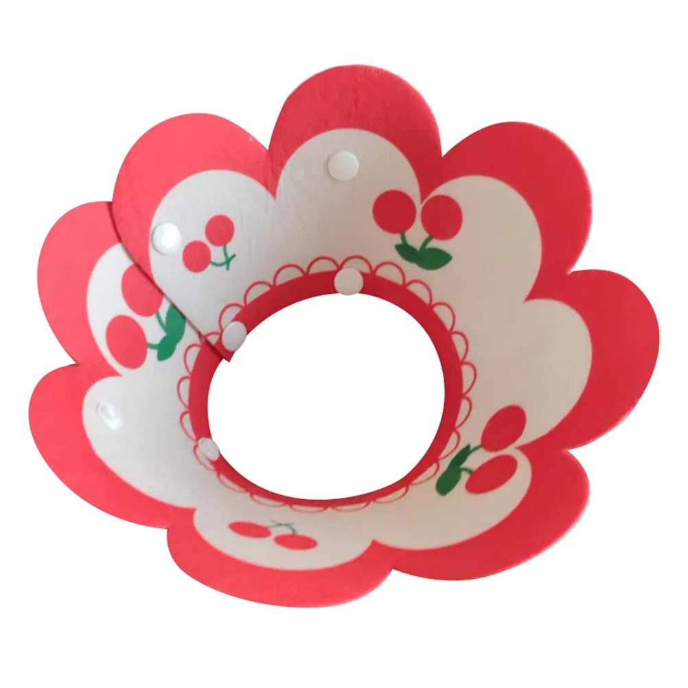 

Cat Recovery Collar Felt Anti Bite Adjustable Postoperative Protective Neck Collar for Cats Rabbits Small Dogs