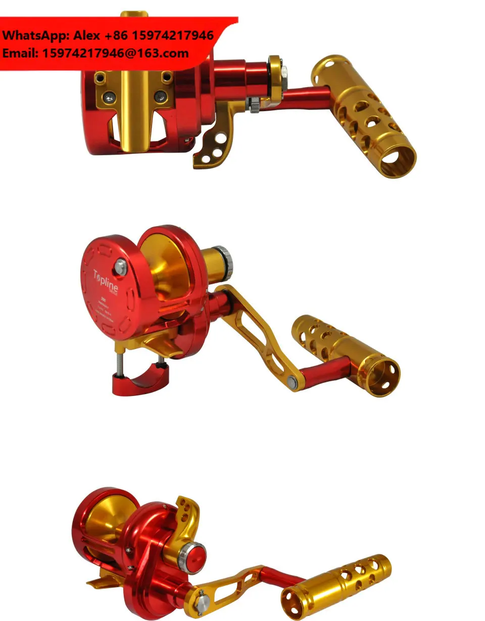 High Quality Jigging Saltwater Reel 9+2BB Silky Smooth And Solid Drag Power Fishing Slow Jigging Reel For Left And Right Handle