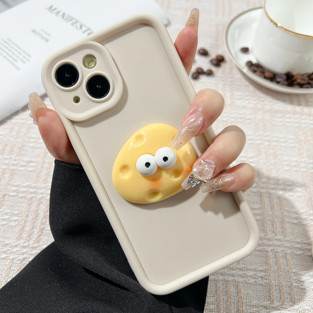 Niedliche 3D-Bären-Kaffeekarikatur-Silikonhülle für iPhone 18 Pro 15 12 11 13 14 17 Pro Max 16 Pro Plus X XS XR Hüllen, weiche matte Abdeckung – Detail 11