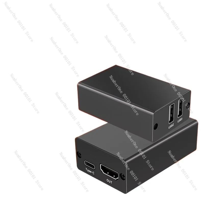 

USB camera to hdmi video converter connected to picture transmission capture card guide station
