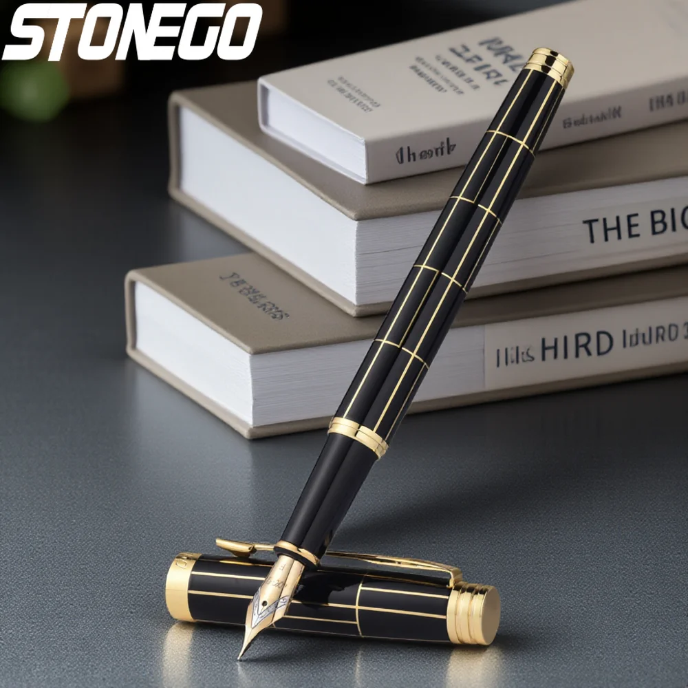 

Deluxe Metal Fountain Pen Without Ink Refill Convertible Calligraphy Pen For Writing And Drawing Quality Office Supplies