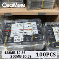 CeaMere 100Pcs SD/TF Memory Cards 256MB/2GB/8GB/64GB/128GB UHS-I U3 Class 10 High Speed for Smartphones,Cameras,Laptops,Tablets