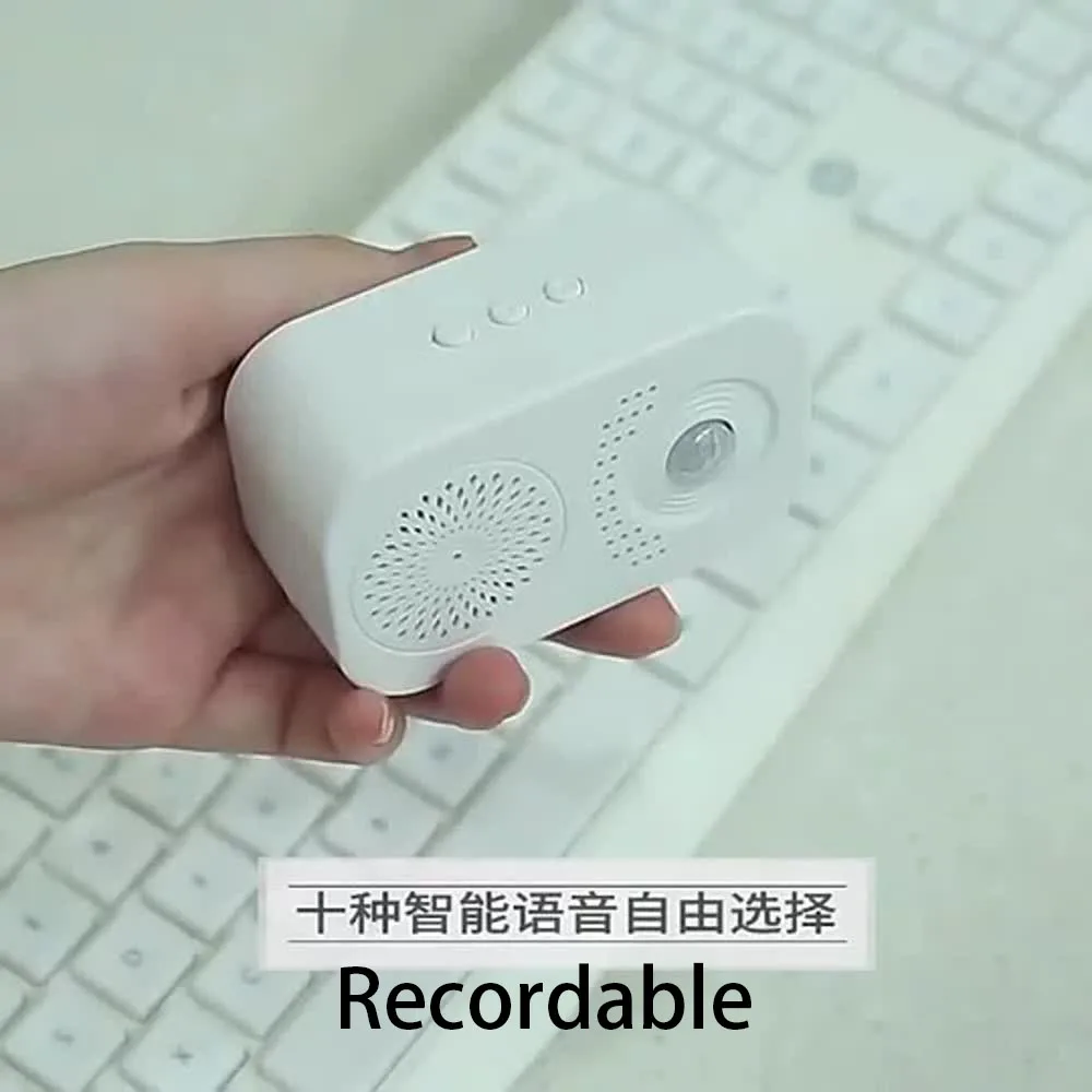 Recordable Welcome Ring Voice Prompter Infrared Induction Voice Reminder Sound Speaker Anti-theft MP3 Audio Entrance Welcome