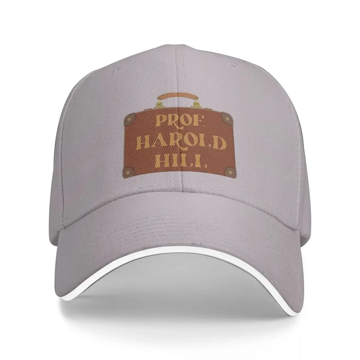 The Music Man Prof. Harold Hill Suitcase Cap Baseball Cap cosplay Golf cap mens hats Women's