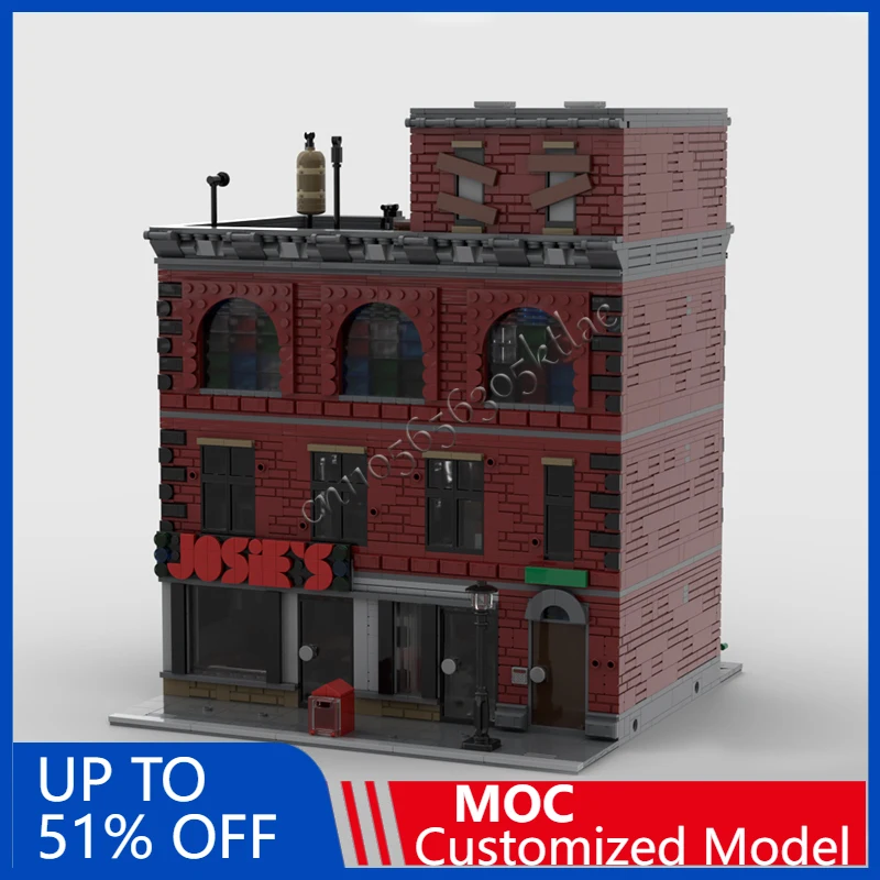 4245 PCS City Engineering Hells Cucina modulare MOC Personalizza blocchi modulari Design creativo Regalo di compleanno fai da te