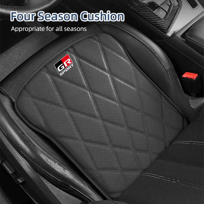 

Car Seat Booster Cushion Leather Seat Anti-Slip Cover Pad Accessories For Toyota GR Yaris Corolla Prius Auris CHR Land Cruiser R