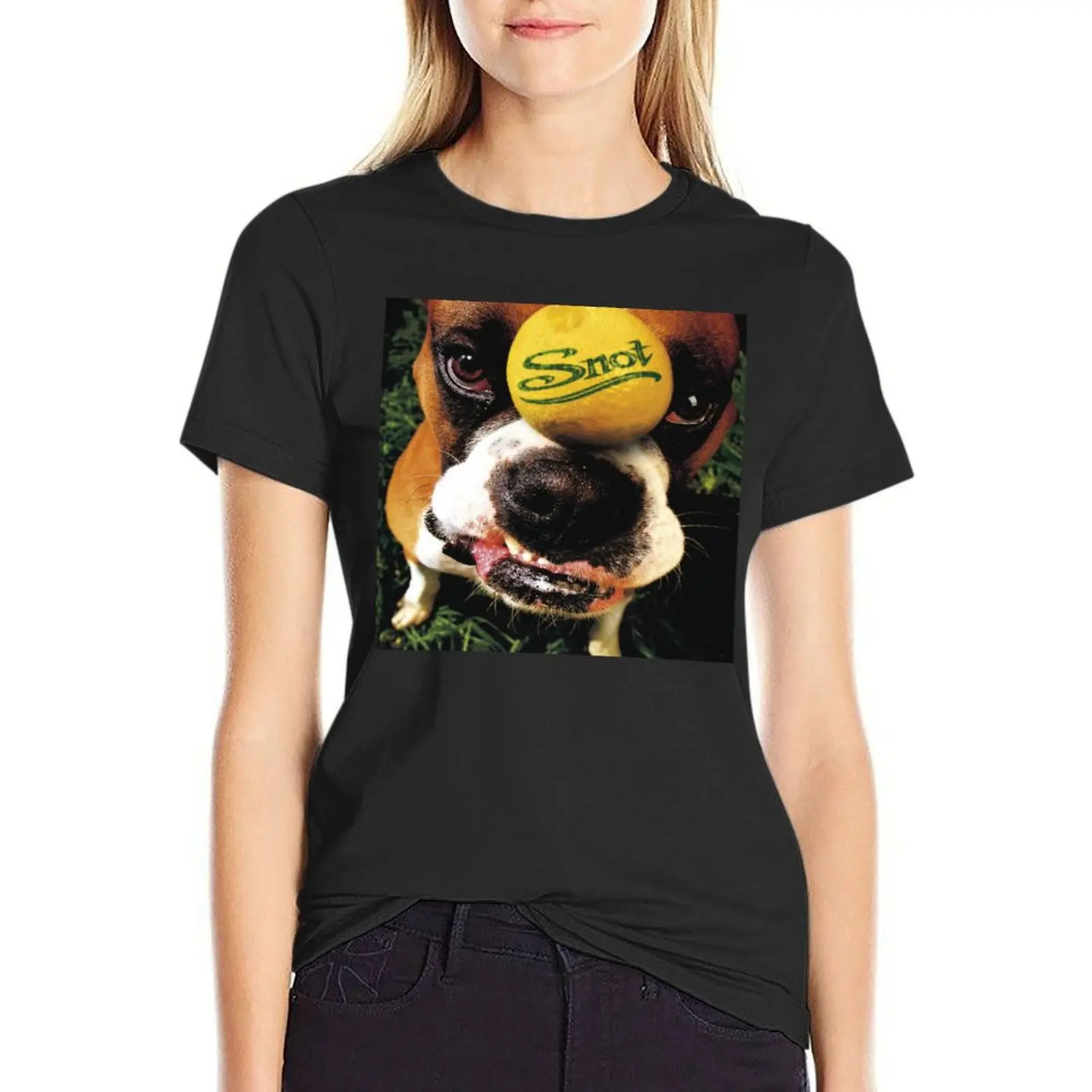 

SNOT BAND T-Shirt vintage clothes graphics female workout shirts for Women