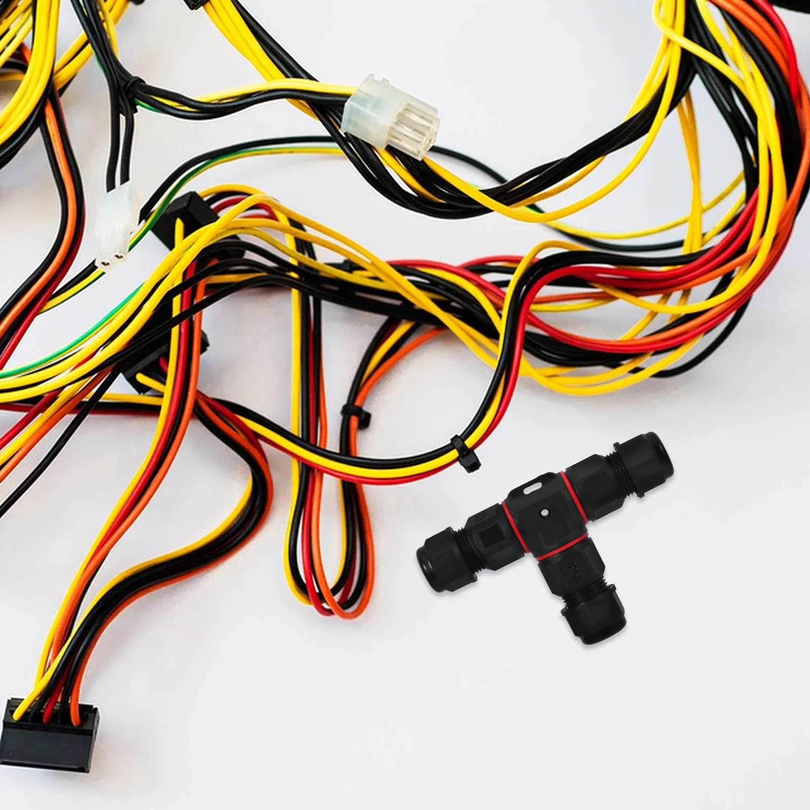 

Waterproof 3 Way Cable Connector Electrical Junction Box for Home Garden Farm and Outdoor Projects Box Waterproof