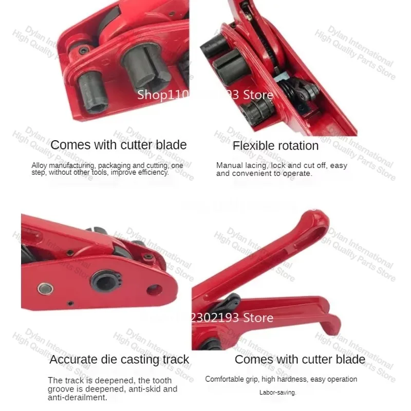220V Electric Strapping Welding Tool Kit, Manual PP Webbing Packing Machine for Carton Seal / Packing / Packer