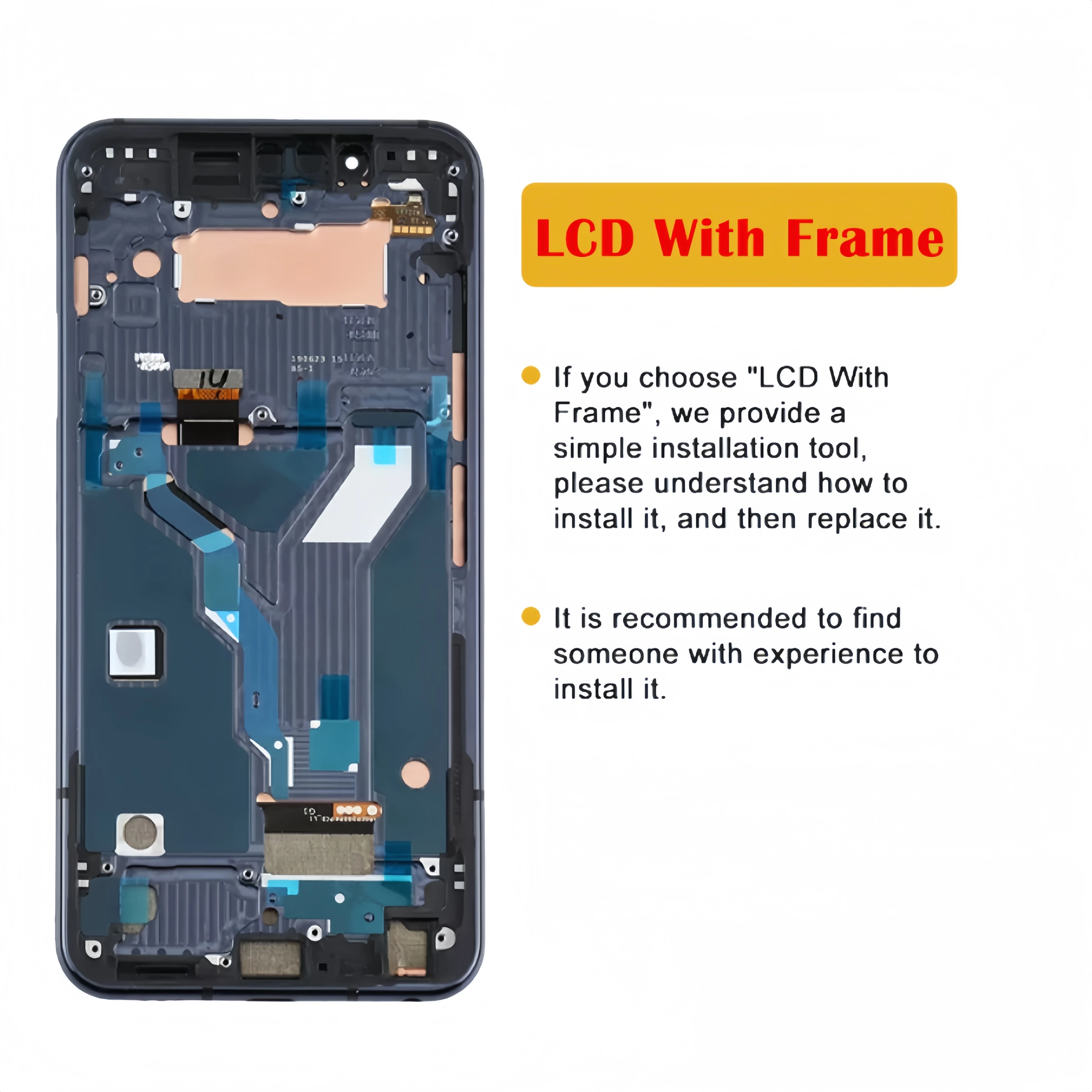 LCD Display Touch Screen Digitizer Assembly Replacement, Fit for LG G8S, ThinQ, G810, LMG810, LM-G810, LMG810EAW