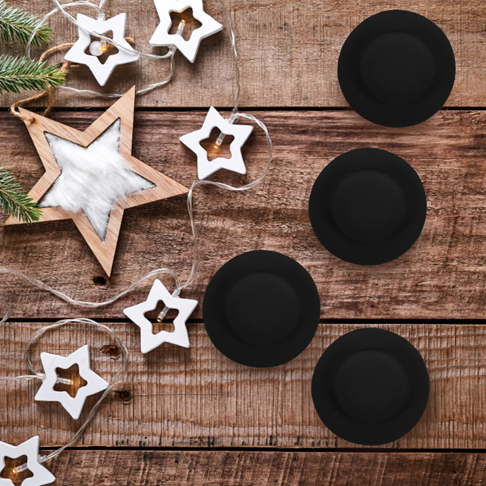 10 stuks miniatuur hoeden klein decor accessoire pluisjes Eva materiaal duurzaam praktisch voor langdurig gebruik creatief ornament