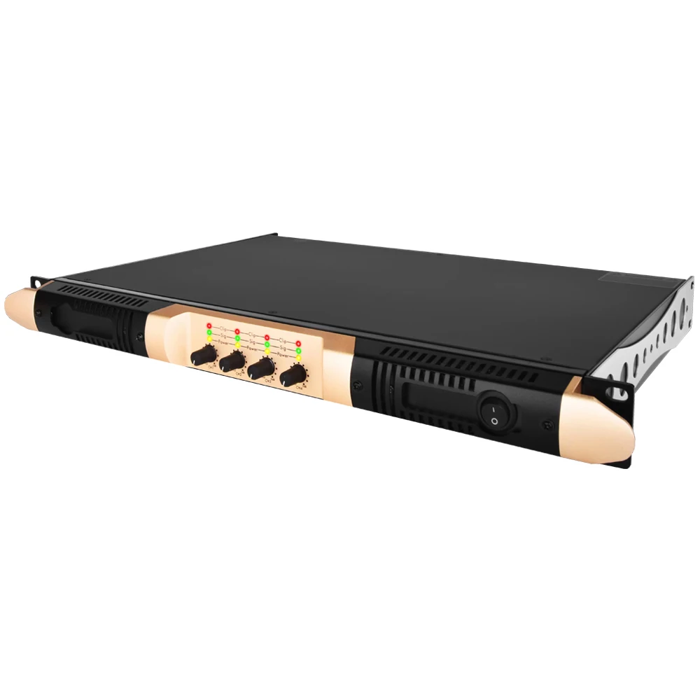 Paulkitson P410 4Channel Professional Digital Power Amplifier 1000W Class D Audio Amp DJ Subwoofer For Karaoke Stage Performance