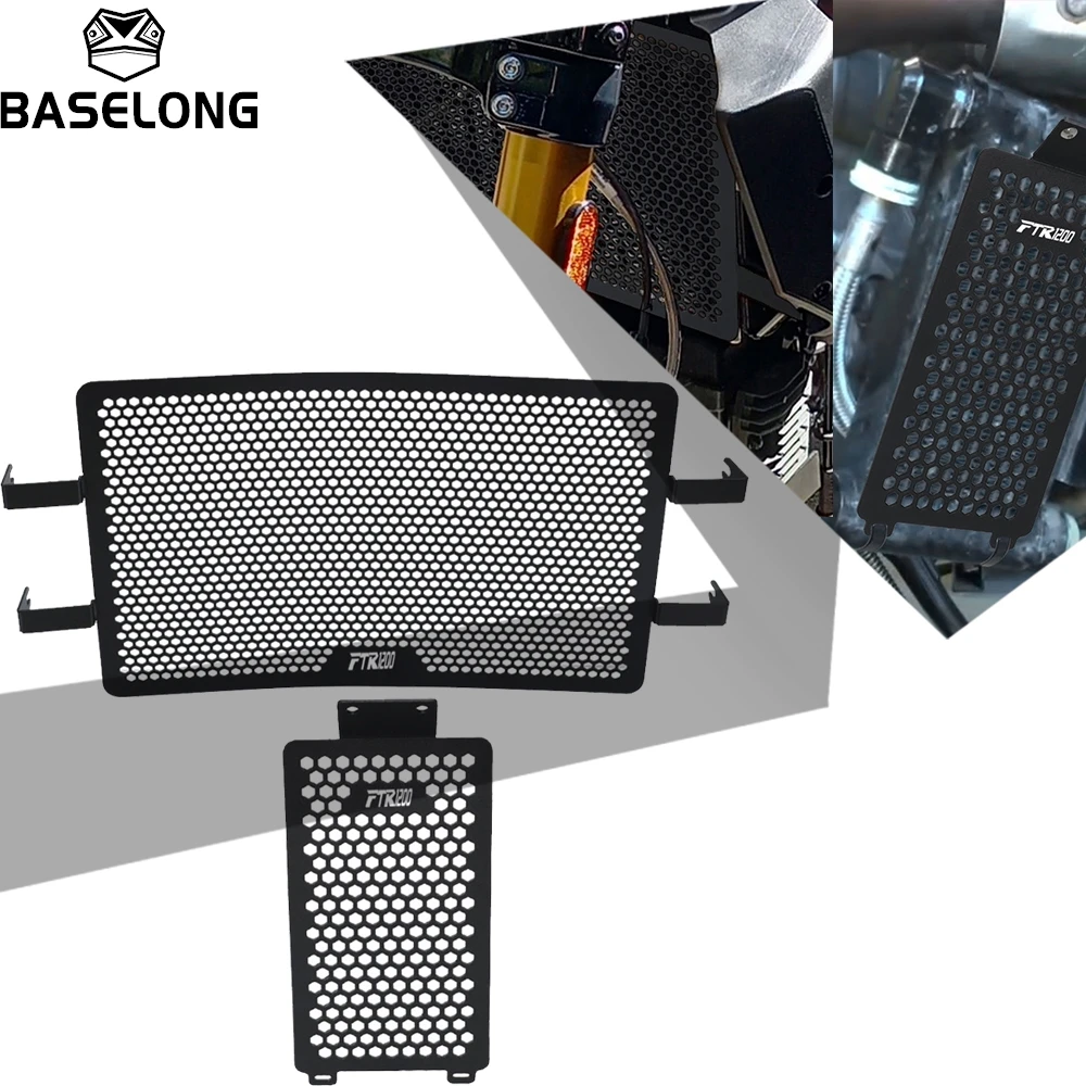 

Radiator Grille Guard Cover FOR INDIAN FTR/FTR1200 SPORT 2023-2025 FTR X 100% R Carbon 2024-2025 FTR Championship Edition 2023