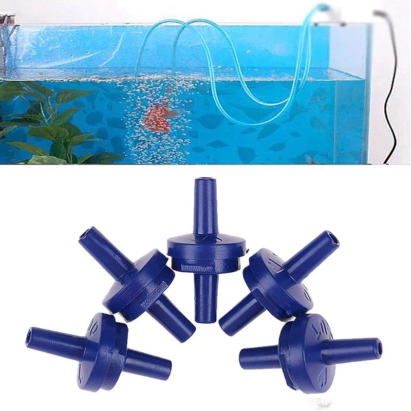 100Pcs/Lot Aquarium Non-Return Oneway Check Valve CO2 Air Line Fish Tank Aquarium Water Air Pump Aquarium Air Pump