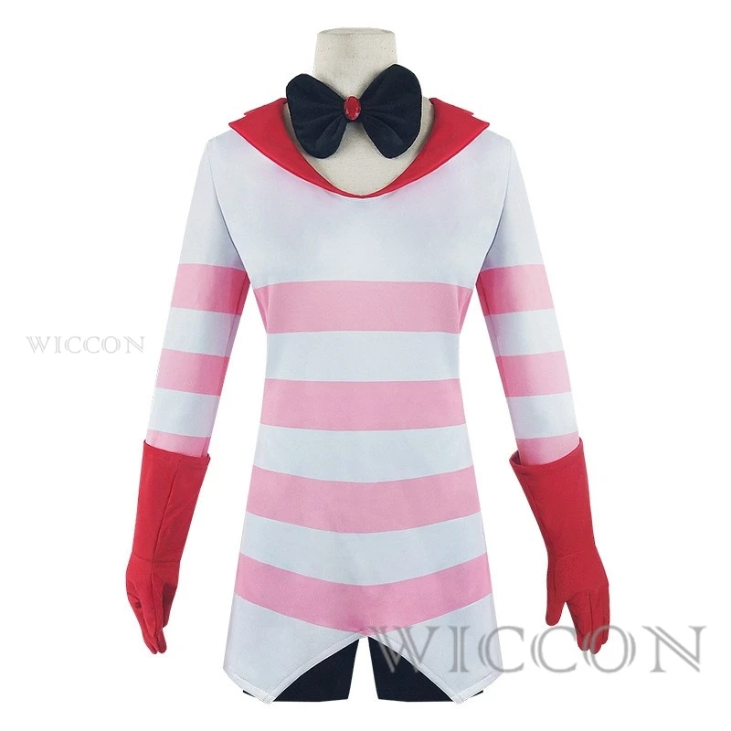 

Hazbin Cosplay Hotel Dust Angel Cosplay Costume Uniform Women Girls Birthday Party Dress Halloween Carnival Suit