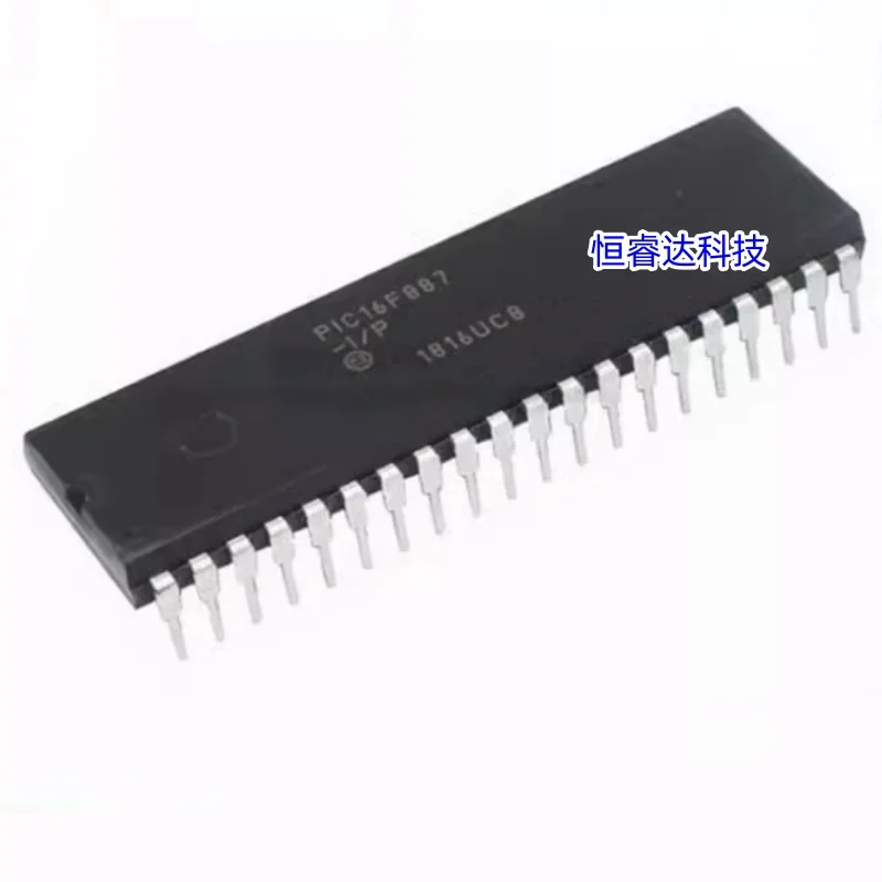 5 pz/lotto PIC16F887-I/P PIC16F887-I/PT PIC16F887 16 f887 microcontrollore DIP-40 TQFP44 In Stock
