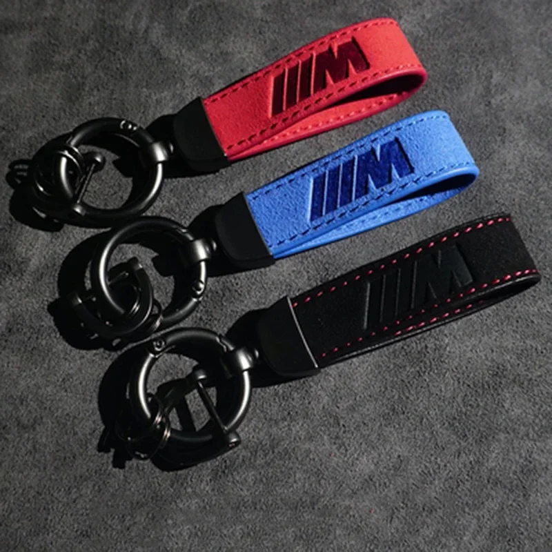 Leather Car Keychai… - image