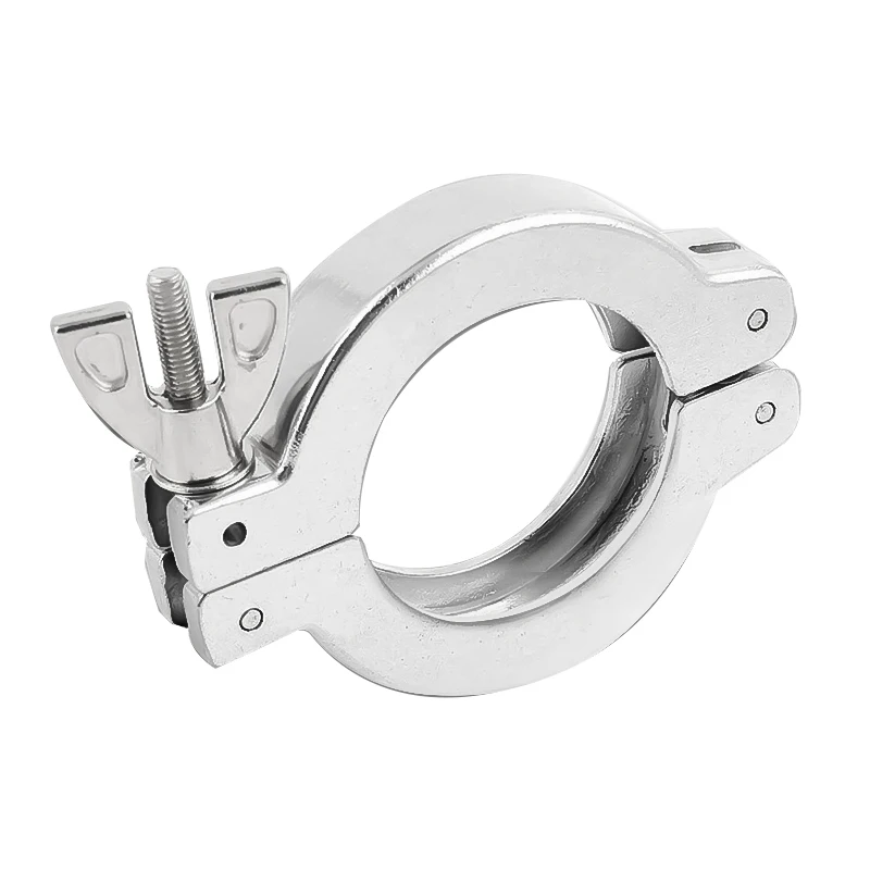 high quality aluminium Single Hinge New KF/NW16 Vacuum Fitting Clamp With Wing Nut