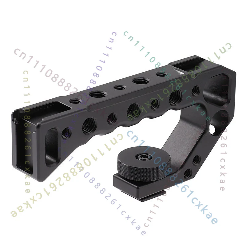Multifunctional Cold Shoe Extension Top Handle For DSLR Camera,Metal Cage Hot Shoe Hand Grip Universal Photography Accessory
