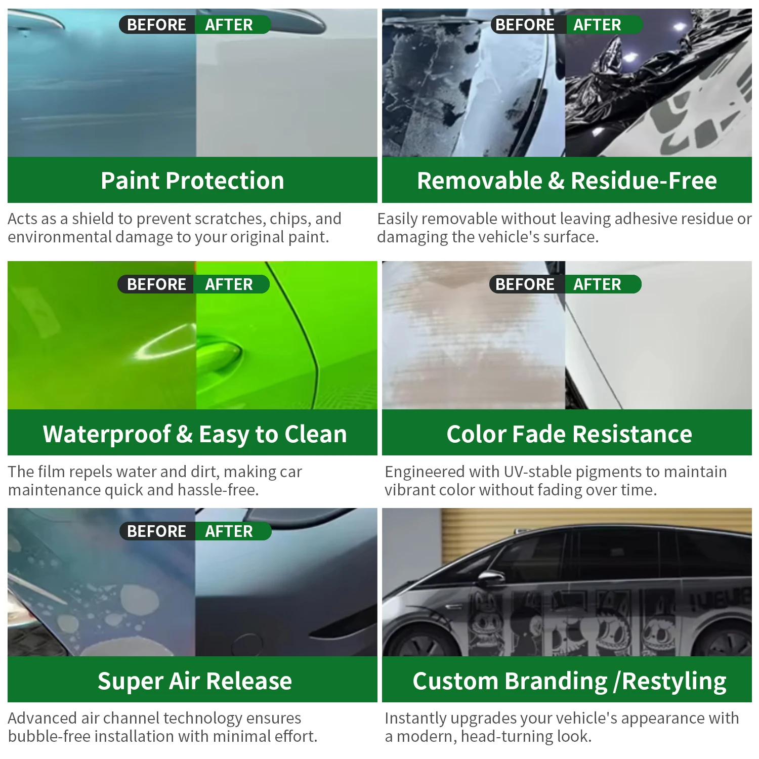 Factory Wholesale Red Vinyl Car Wrap Full Vehicle Vinyl Film Color Changing Vinyl Wrap Film