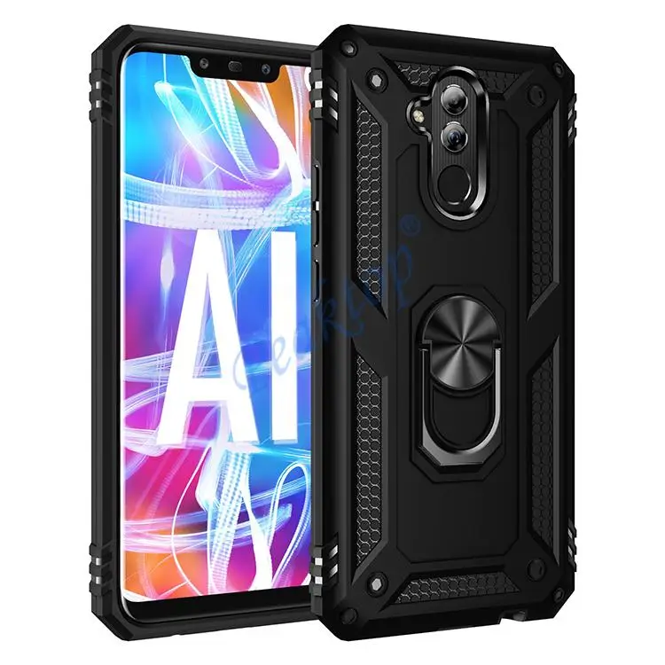 for Mate 20 Lite Cover Case for Huawei Mate 20 Lite Case Armor Military Shockproof Ring Holder Magnet Phone Case Fundas