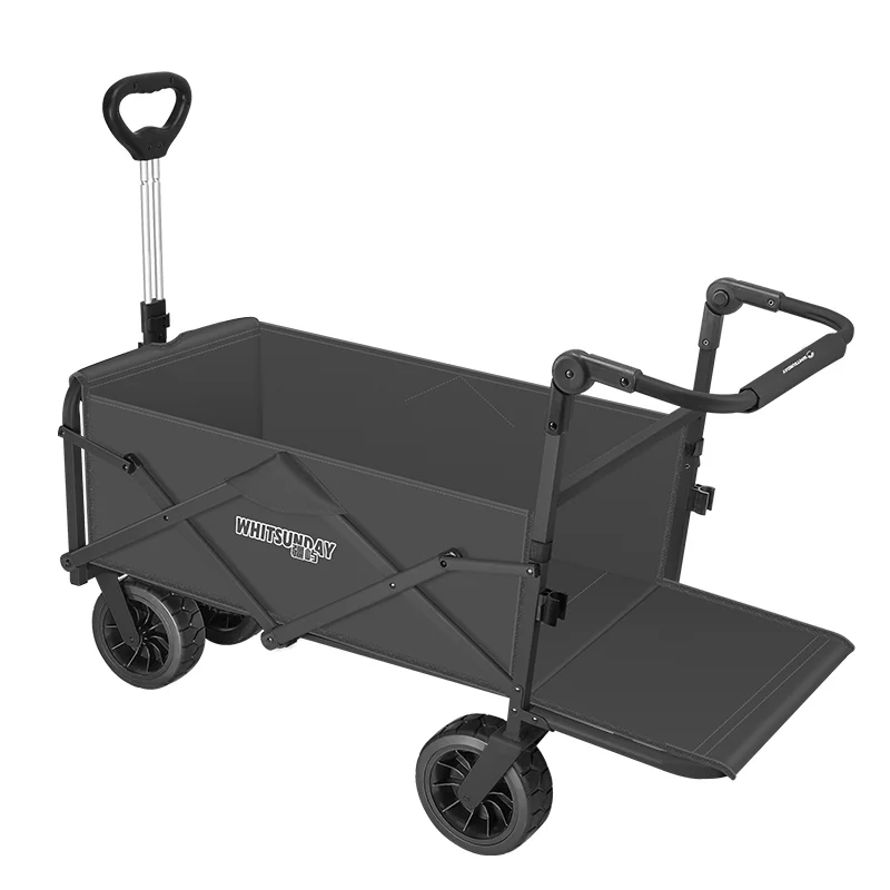 New Durable Outdoor Cart and Easy Convenient Trolley Cart for Various Uses with Foldable Feature Folding Wagon Cart for Camping