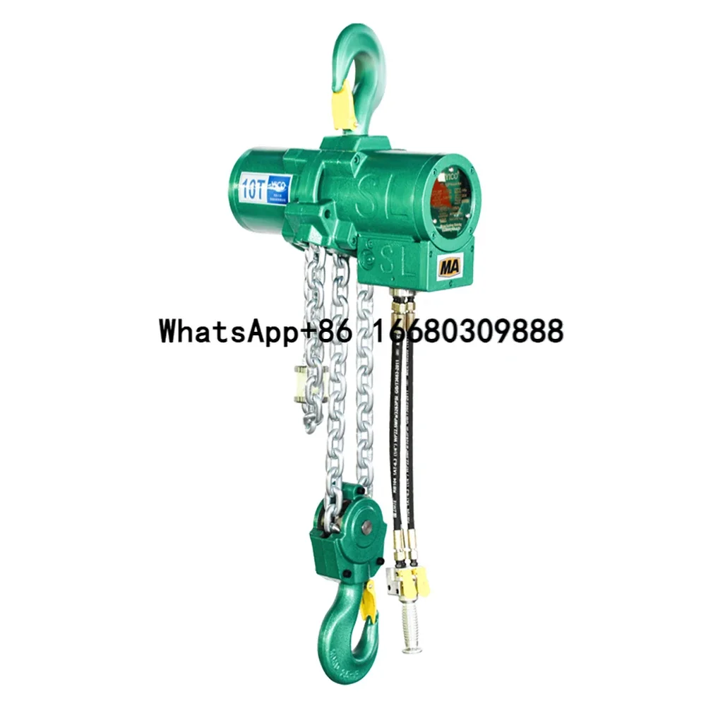 factory customized Heavy Duty material handing Durable crane lifting 5 ton air chain hoist