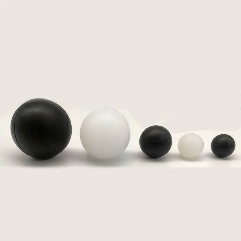 2-70mm Black/white Solid Core Silicone Ball, Industrial Silicone Elastic Ball, Used for Dry Cleaning Machine Vibrating Screen