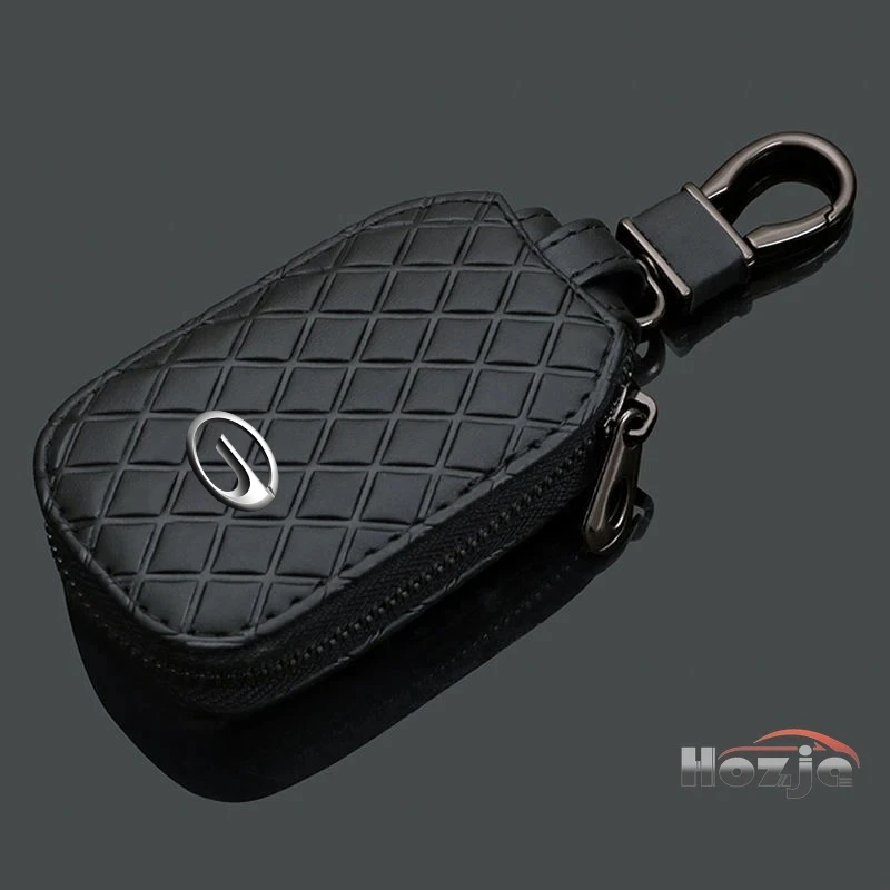 

Автомобильный кожаный чехол для ключей на молнии для GAC GN8 GS3 GS4 GS5 GS8 M8 M6 S7 GA8 GM8 GM6 Empow E9 ES9, складная сумка для хранения без ключа с дистанционным управлением