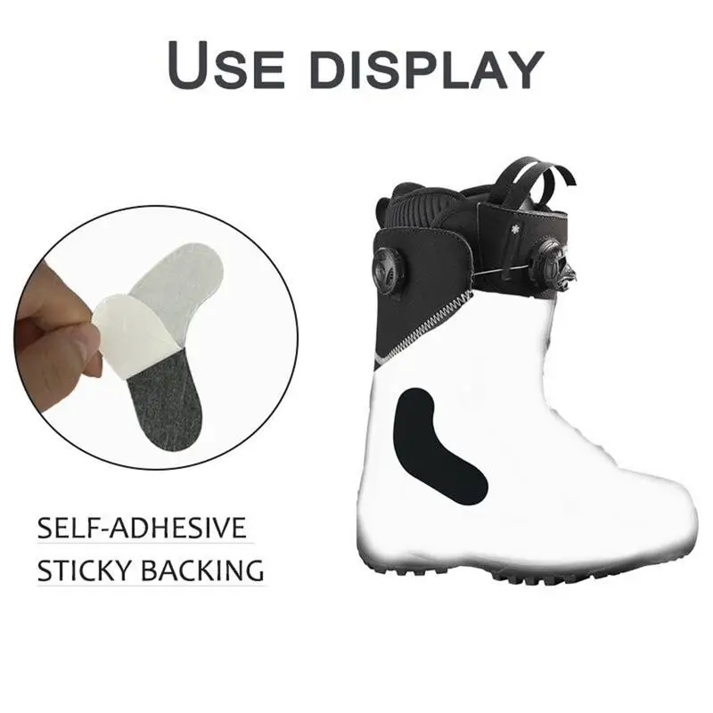 Ski Boot Pads Snowboard Adhesive Foam Pads Ski Boot Ankle Wrap Pads Adhesive Snowboard And Ski Boot Inserts Protector ﻿