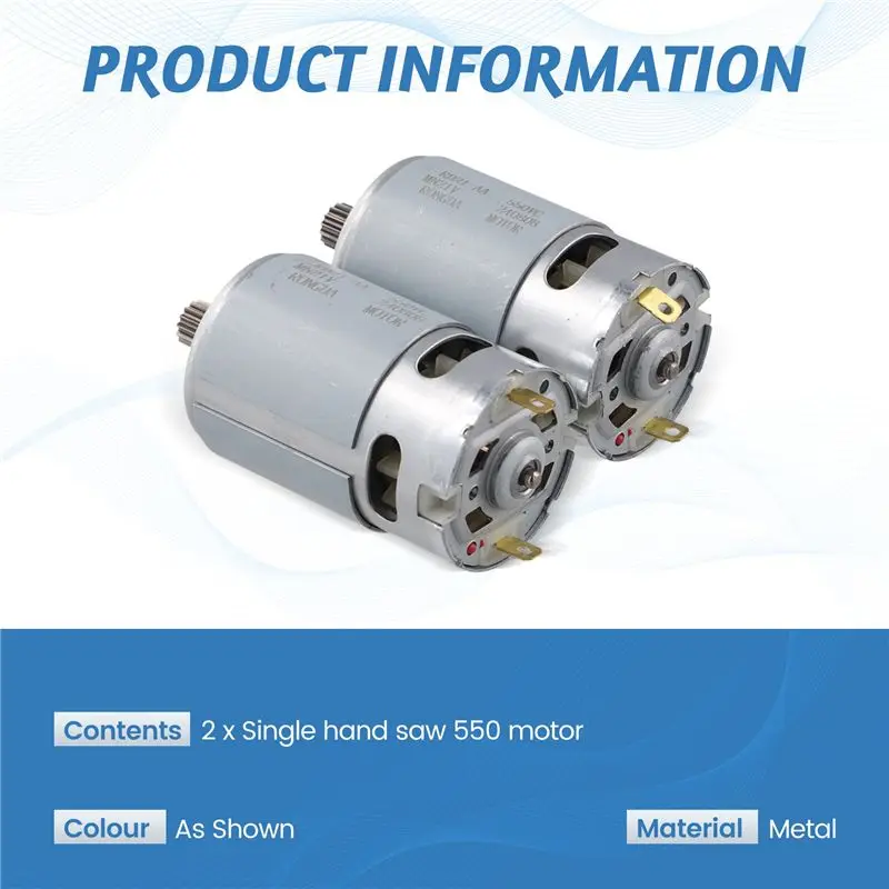 A76I-2Xfor 4Inch 6Inch 8Inch Single Hand Saw 550 Motor 21V 14 Teeth Lithium Electric Saw Multi-Function Saw Charging Saw Motor