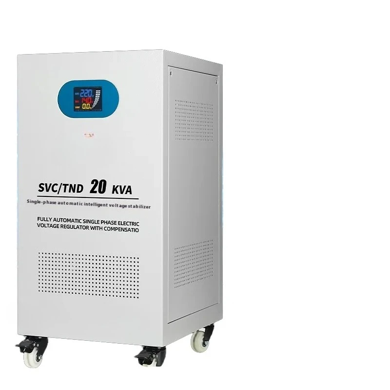 Single Phase 220V AC Home Use Electrical Stabilizer 15kva 20kva Automatic Voltage Regulator Copper