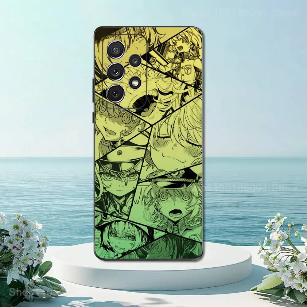 Y-Youjo Anime S-Senki  Case For Samsung S22,S21,S20,S10,S9,S25,S24,S23,Ultra,FE,Plus,Lite,Soft Silicone Black Cover