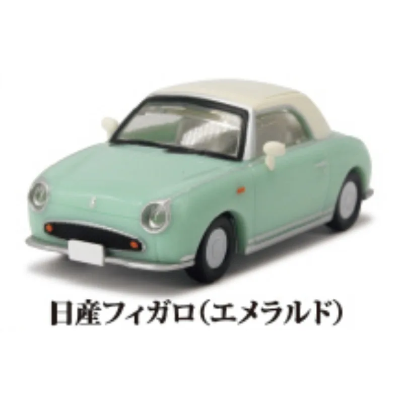 1/64 Original TAKARA TOMY Gashapon Alloy Car Nissan Figaro Anime Action Figure Model Toys Gift for Children Collection Ornament