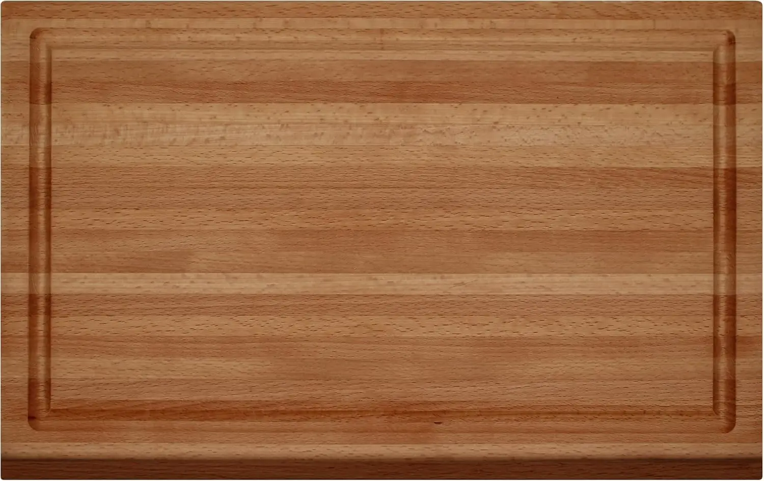 

Cutting Board - Solid Beechwood Butcher Block for Kitchen, Chopping, Serving, or Gifting – 1” Thick Reversible Wooden