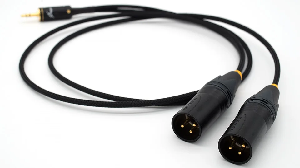 Mogami kabel XLR 3.5mm Jack przejście ze złącza męskiego na podwójne XLR męski kabel splittera do mikrofonów głośniki konsole dźwiękowe wzmacniacz