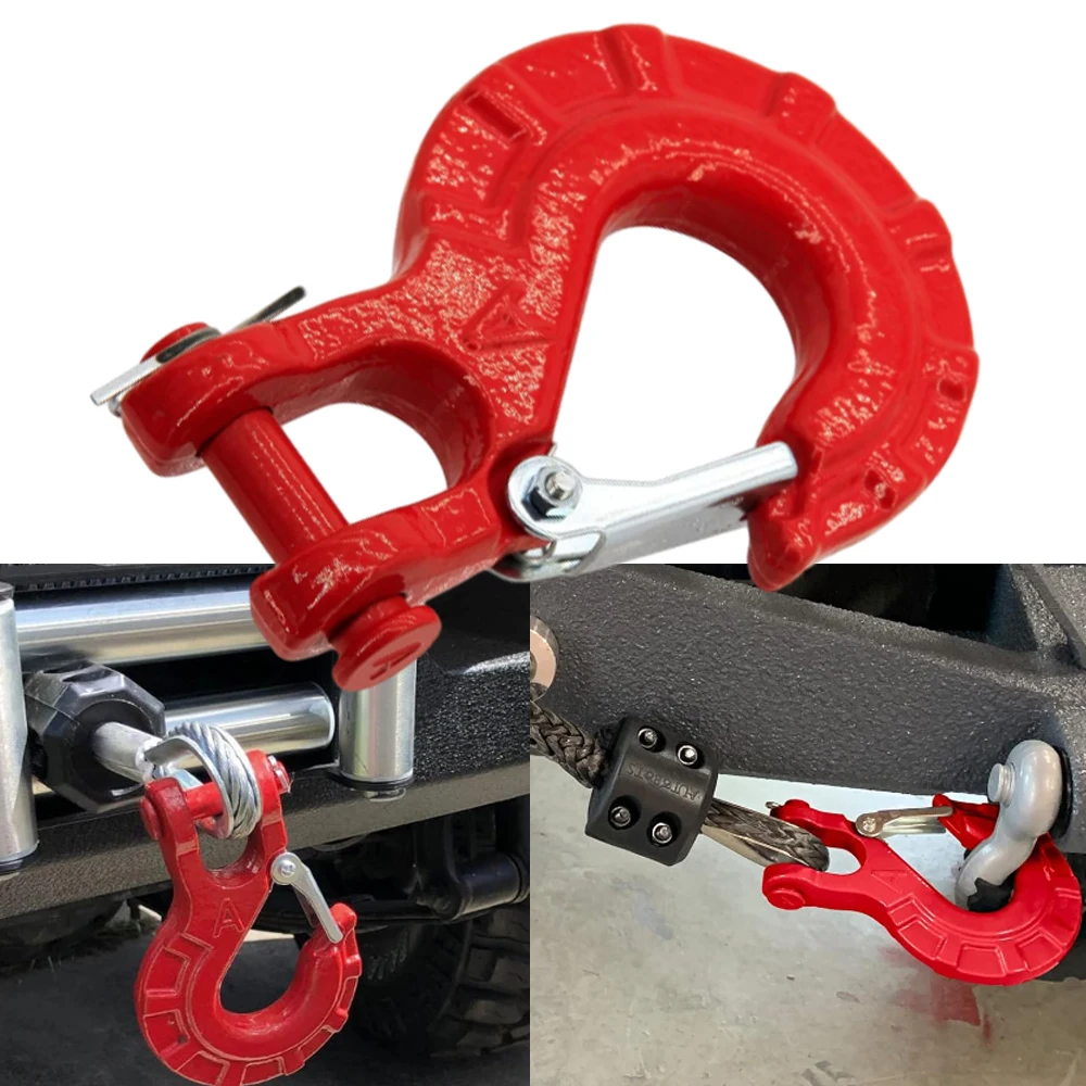 

3/8inch Winch Hook trailer hook Compatible with various off-road vehicles including SUVs trucks vans Trailer traction parts