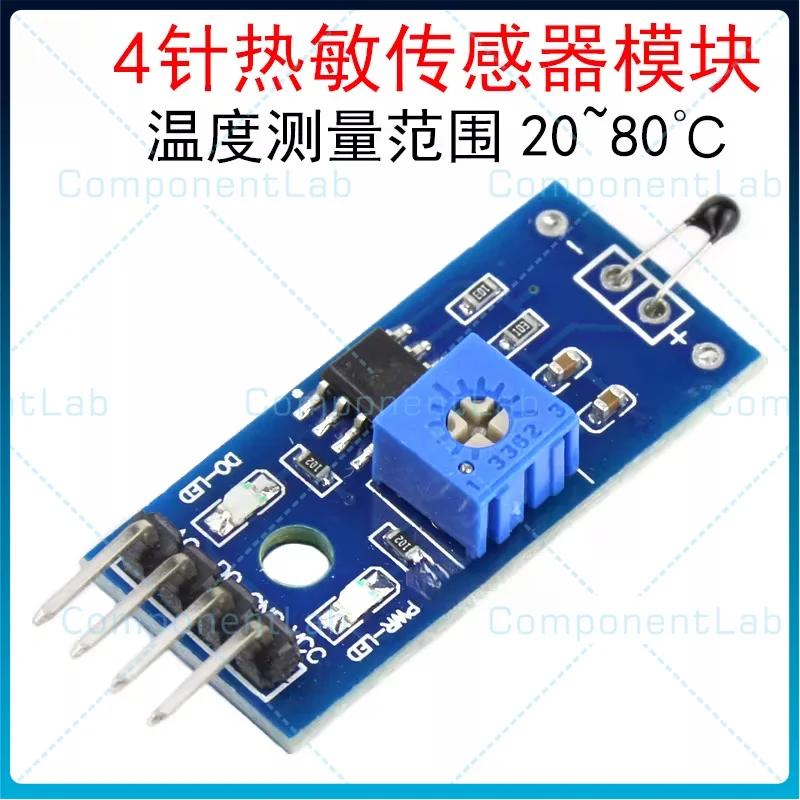 

10-50 шт. 4-проводных модулей датчиков температуры NTC, датчиков-выключателей для определения температуры, 4-контактных контроллеров, 3,3 В/5 В
