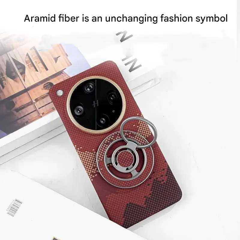 حامل هاتف مغناطيسي من ألياف الكربون كيفلر الأراميد لهاتف آيفون oppo vivo هواوي هونور شاومي موتورولا سامسونج ون بلس ريدماجي