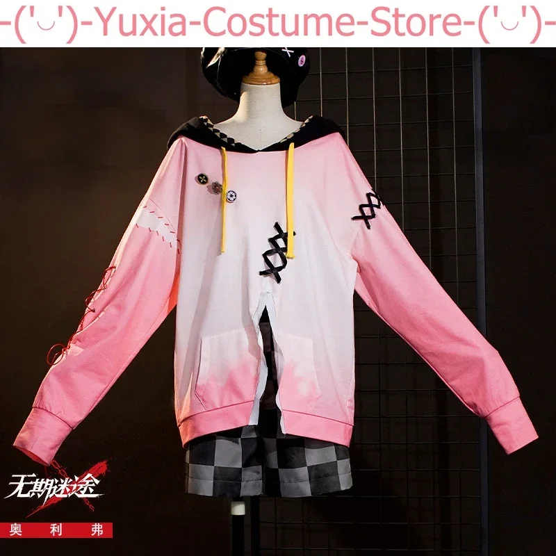 

Anime! Path To Nowhere Oliver Game Suit Lovely Hoodie Daily Clothing Uniform Cosplay Costume Halloween Party Outfit Women